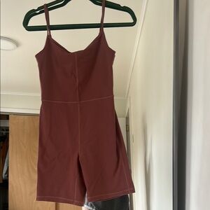 Chic Rust Sleeveless Jumpsuit
